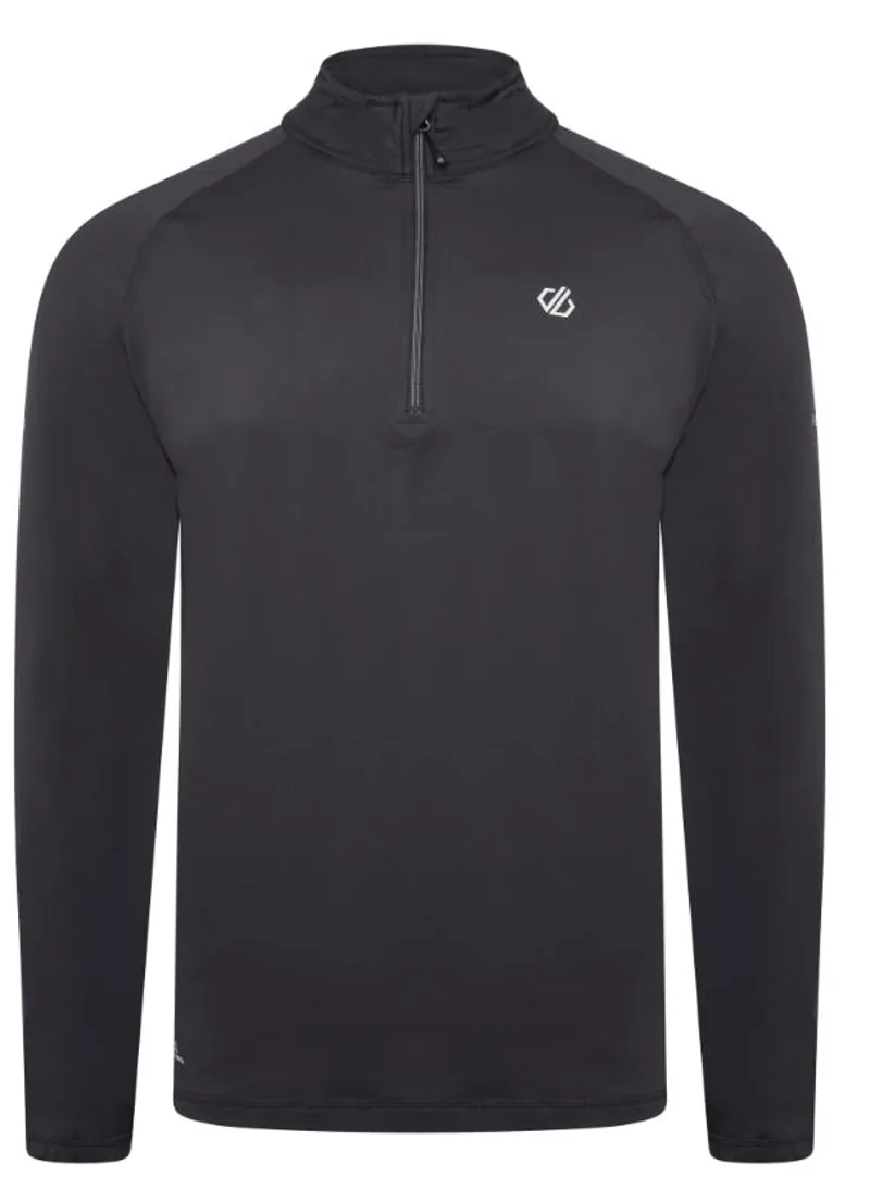 Dare2b Men's Fuse Up II Recycled Lightweight Core Stretch Midlayer in Ebony Grey